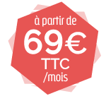 Site vitrine 69€ TTC  par mois